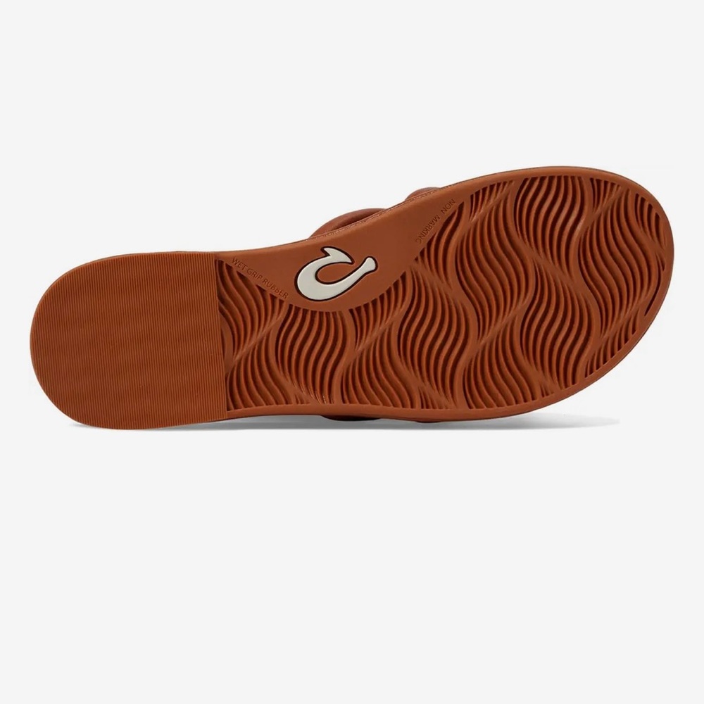 Olukai Women's NWT Tiare Slide Comfort
Sandal Fox Brown Leather Size 10 - Picture 4 of 6